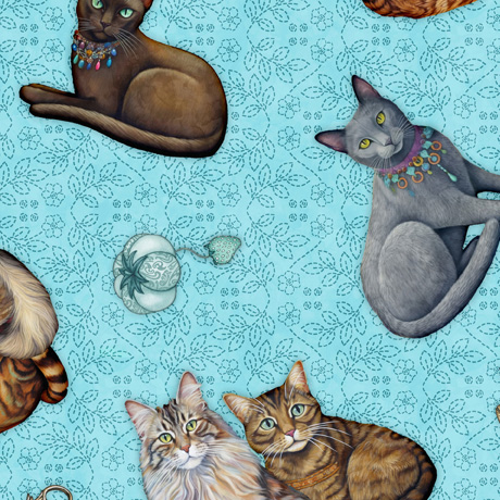 Quilt Room Kitties       